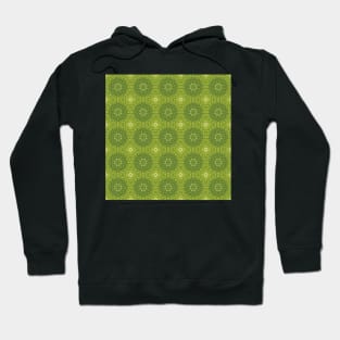 Water Droplets on a Green Leaf Kaleidoscope pattern 7 Hoodie